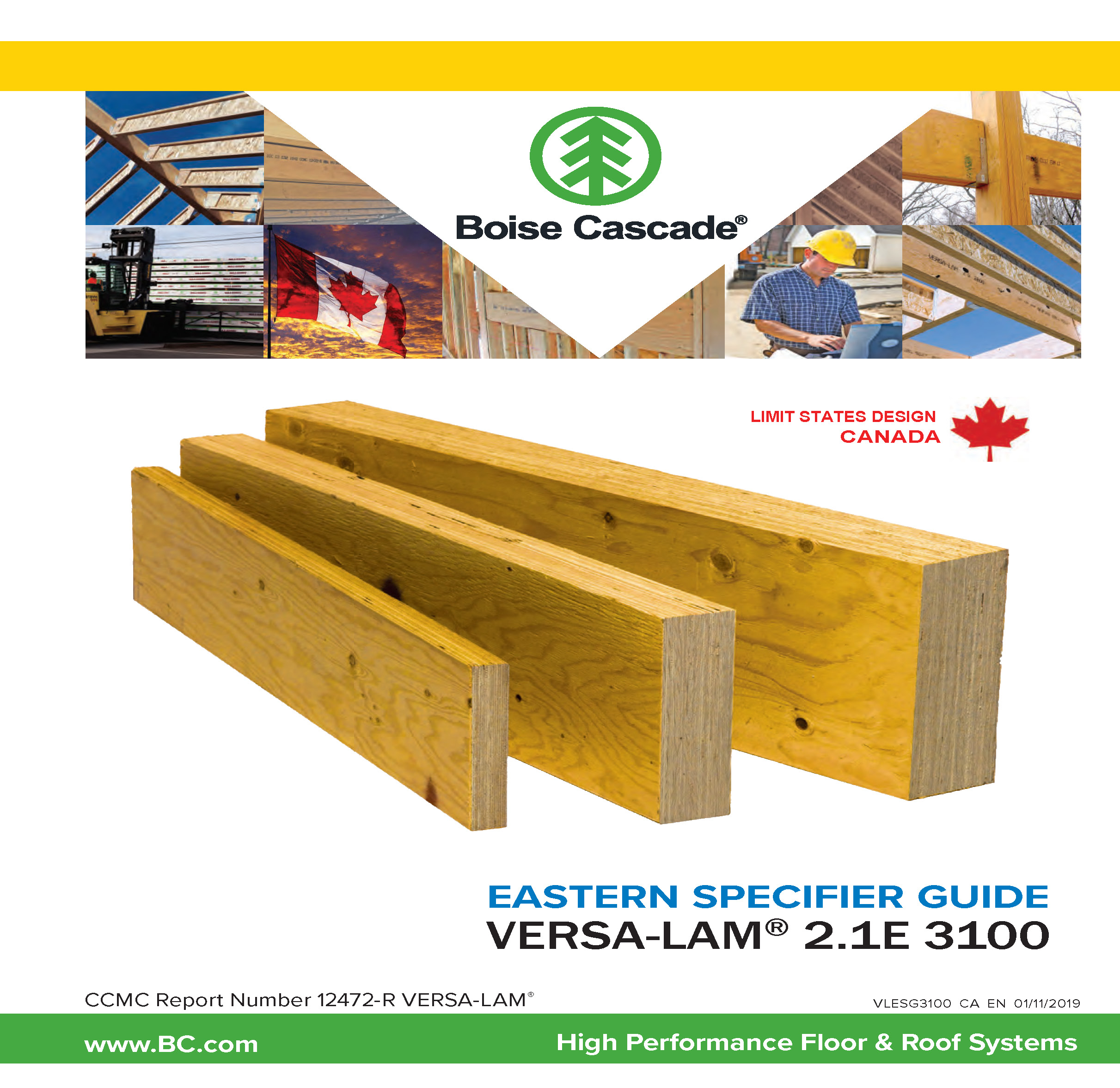 Boise Cascade I Joist Span Chart