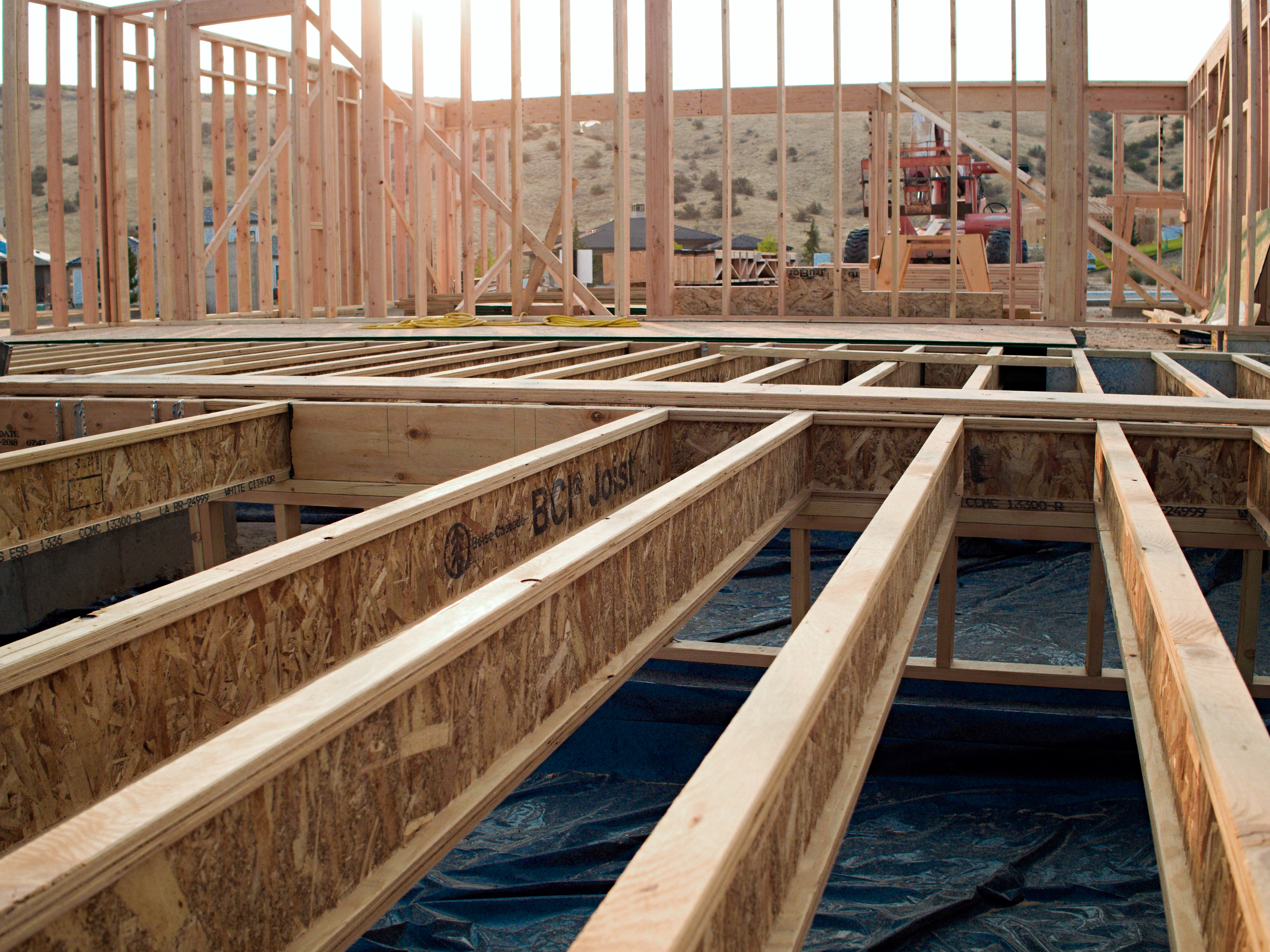 floor framing with Boise Cascade BCI joists