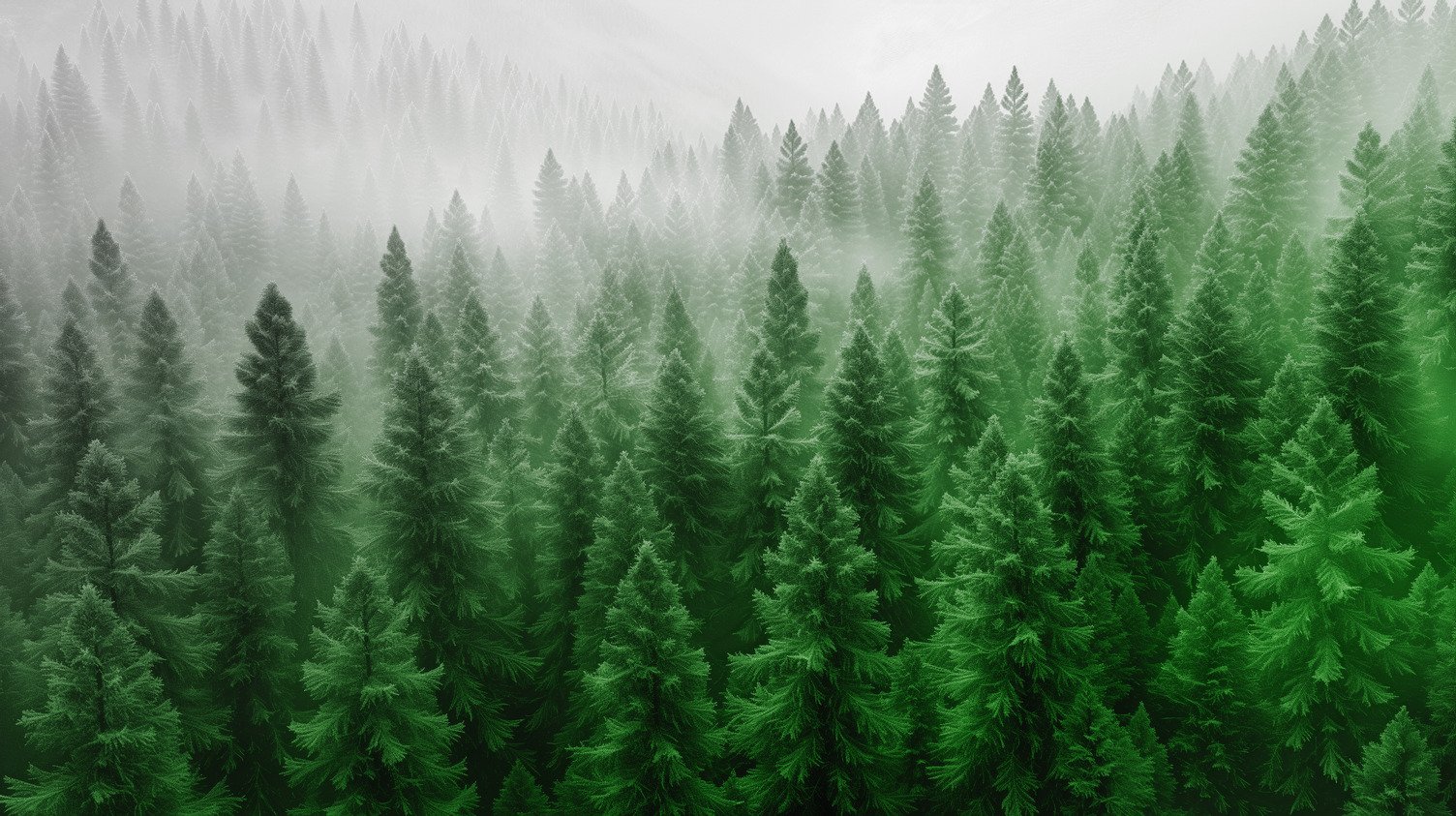 Douglas fir forest